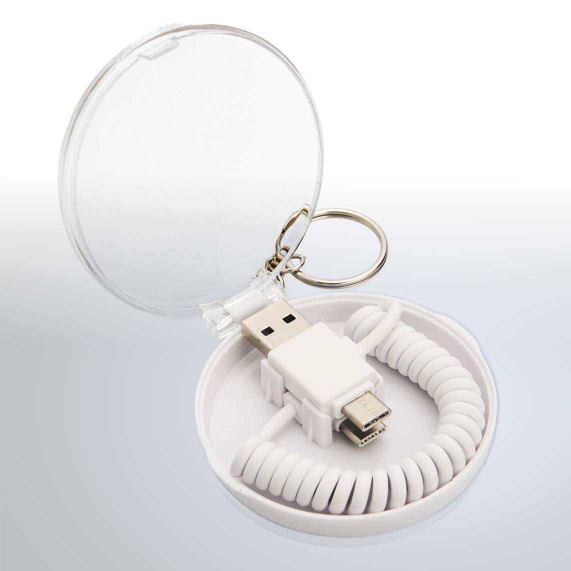 All in One Charging Cables with Case cum Keychain - For Office Use, Personal Use, or Corporate Gifting BGC82