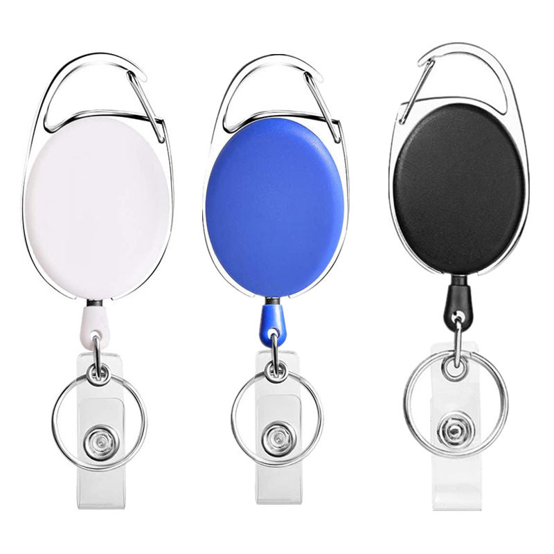Customized White YoYo Clip and colorful options for easy access and secure attachment