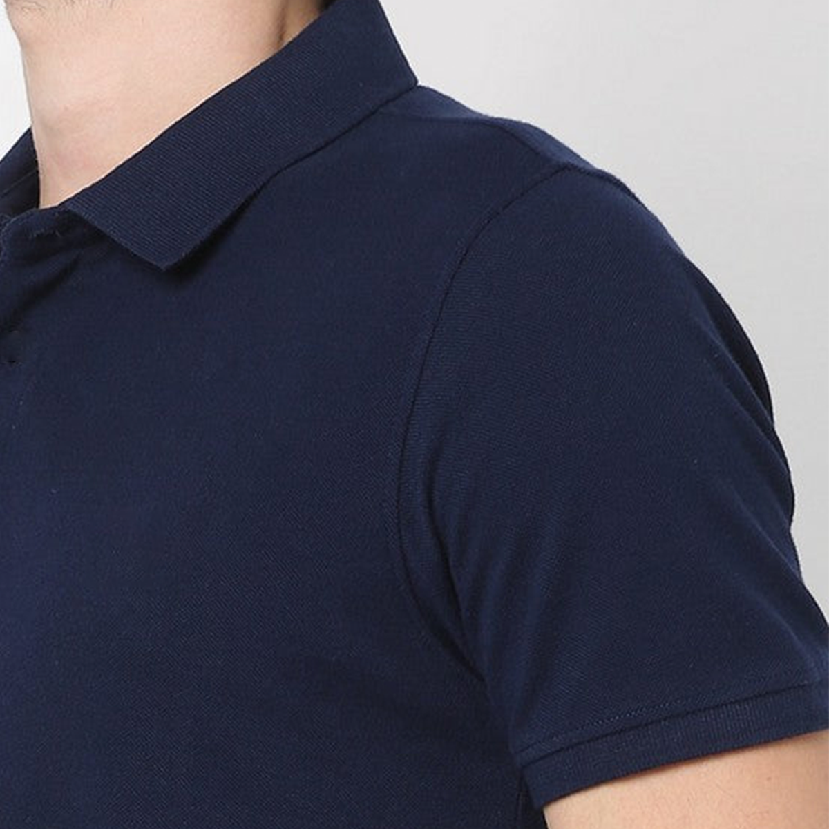 Personalized Navy Blue Collar Polo Promotional T-Shirt for Corporate Gifting, Office Sports, Events, Festivals RBE