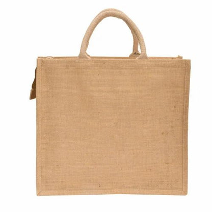 Customized Promotional Jute Bag - 14 Inch * 16 Inch Size - For Corporate Gifting, Event Freebies, Promotions