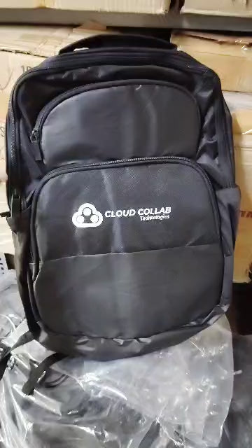 CloudCollab Personalized Backpack with Company Logo Printed.mp4