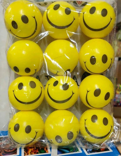 Personalized Smiley Stress Relief Soft Balls - For Client, Dealer, or Corporate Gifting, Events Promotional Freebie, Return Gift - TGMSTRESS1