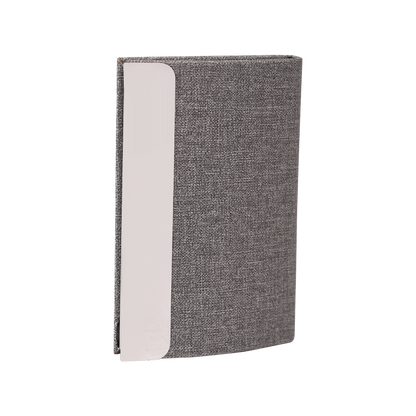 4 in 1 Personalized Grey Power Bank Notebook Diary, Pen, Keychain, and Card Holder Combo - For Employee Joining Kit, Client, Dealer Gifting, Corporate Gifting or Return Gift HK2564