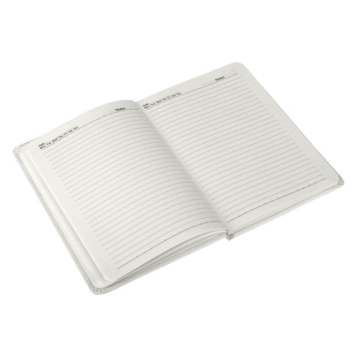 White 3in1 Combo Gift Set Notebook Diary, Round Pen, and Bottle - For Employee Joining Kit, Corporate, Client or Dealer Gifting JKSR182