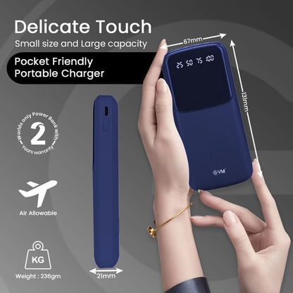 Personalized Blue 10000mAh Power Bank - For Corporate Gifting, Event Gifting, Freebies, Promotions - P0108