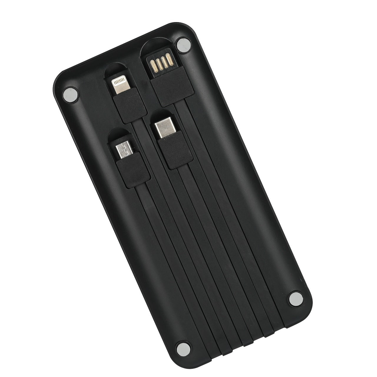 Personalized Black 10000mAh Power Bank cum Mobile Stand - For Corporate Gifting, Event Gifting, Freebies, Promotions - EKP0206