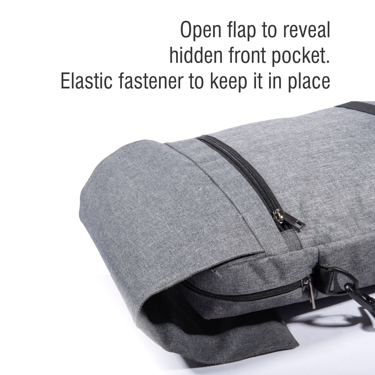 2in1 Gray Laptop Sling cum Backpack - For Employees, Travelers, Corporate, Client or Dealer Gifting, Events Promotional Freebies BGS24